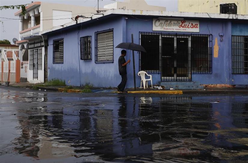 Puerto Rico, urakana igaro baino lehen. Argazkia: EFE