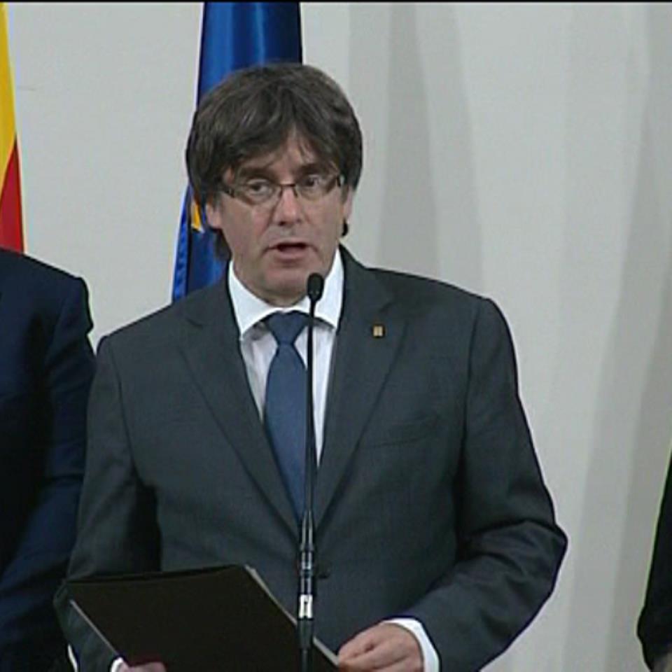 Puigdemont llama a votar el 1-O: 'El resultado nos vinculará'