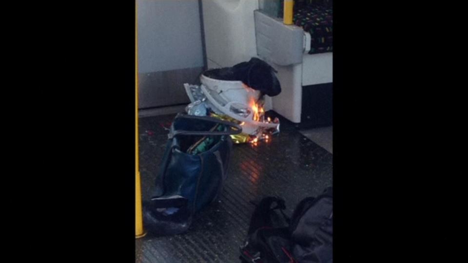 22 heridos tras una explosión en el metro de Londres
