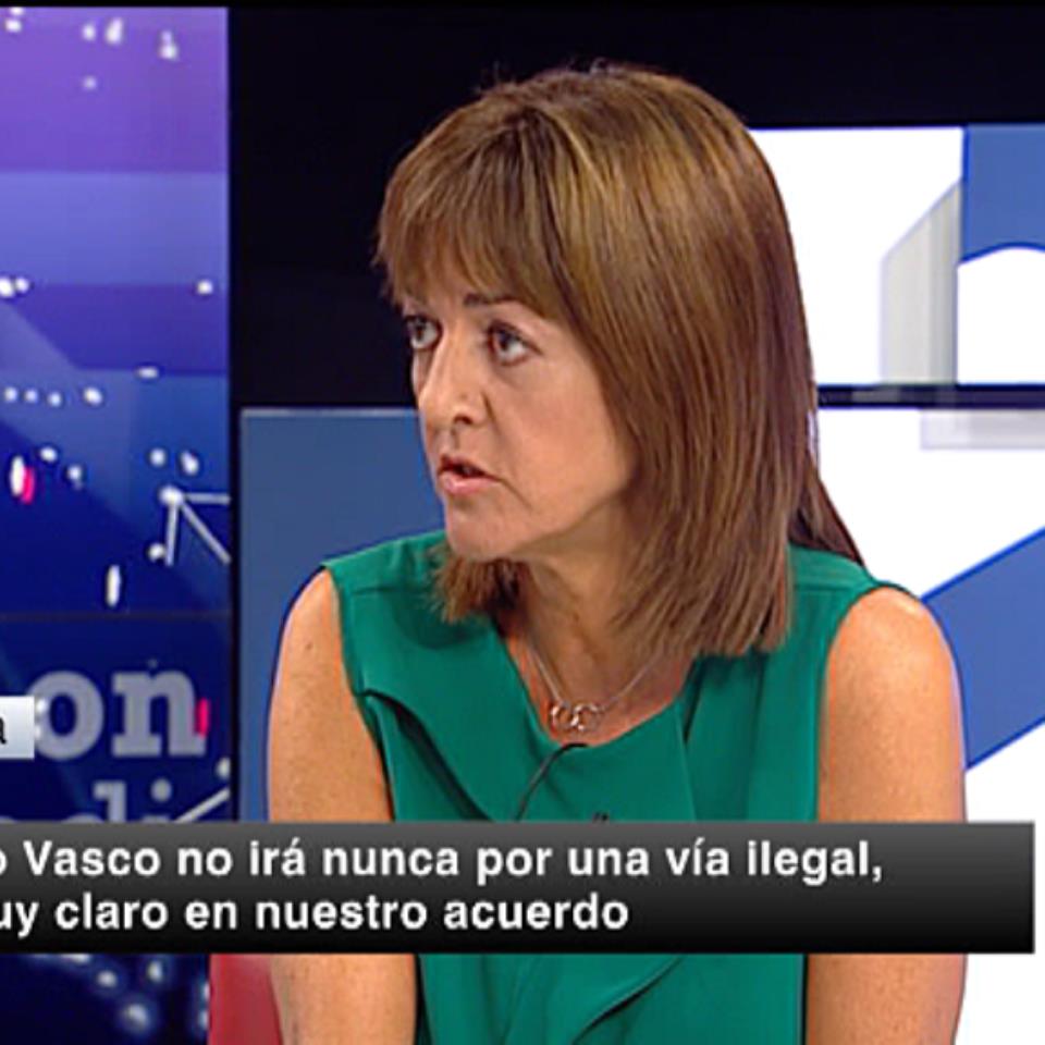 Mendia: 'El Gobierno Vasco nunca irá por una vía ilegal'