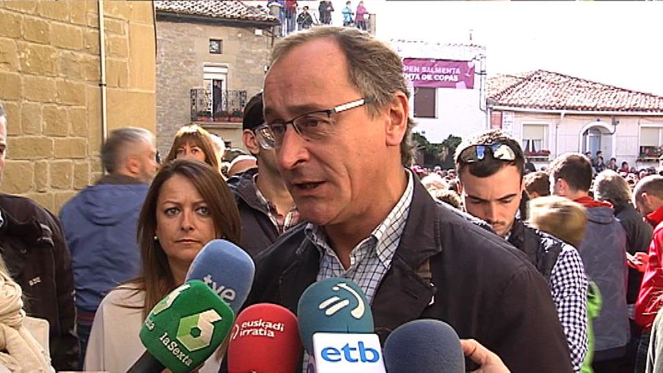 Alfonso Alonso, Euskadiko PPren presidentea. Argazkia: EiTB