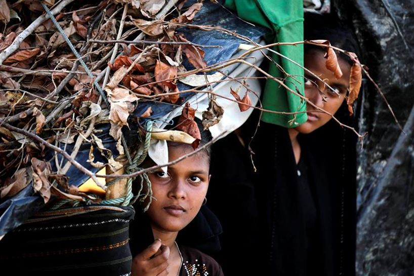 Más de 410 000 rohinyás han llegado a Bangladesh desde el 25 de agosto. Foto: Efe. 