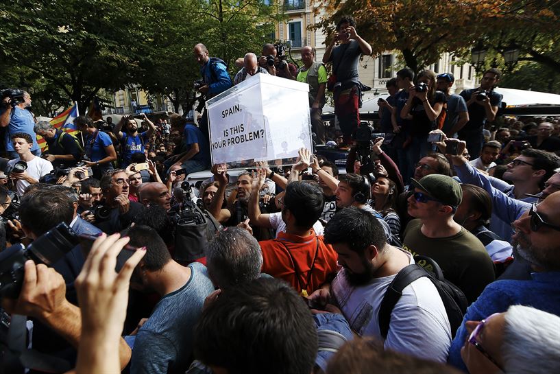 Movilizaciones multitudinarias en Cataluña, Madrid y Euskal Herria