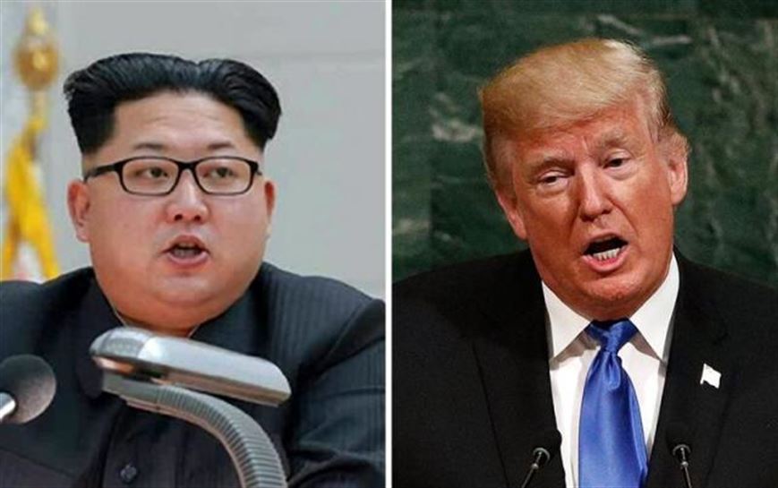 Kim Jong-un Ipar Koreako buruzagia eta Donald Trump AEBko presidentea. Argazkia: EFE