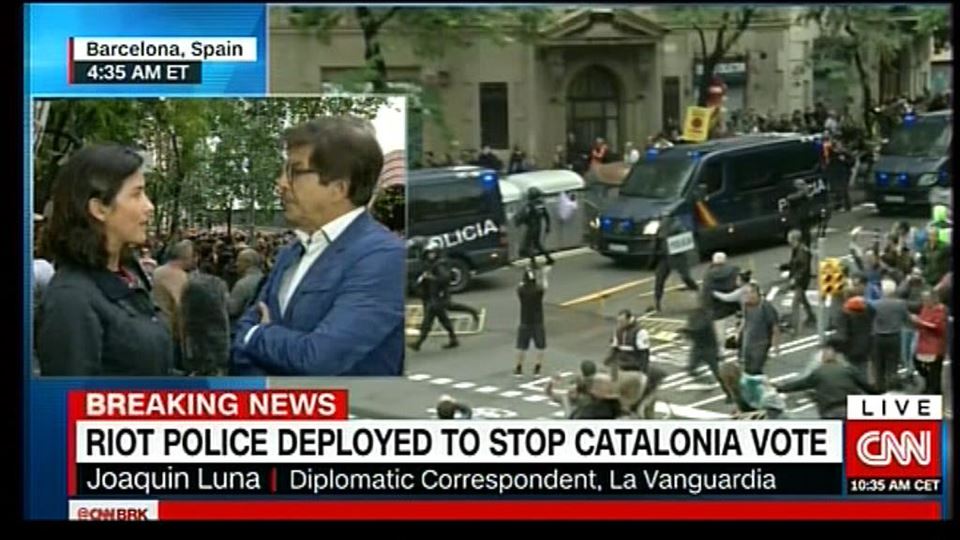 Referendum de Cataluña en la CNN