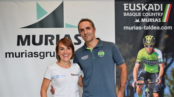 Agurtzane Elorriaga junto a Jon Odriozola. Foto: Euskadi Murias