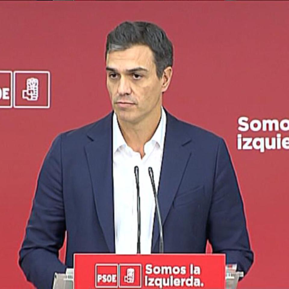 El secretario general del PSOE, Pedro Sánchez. Imagen de archivo: EiTB