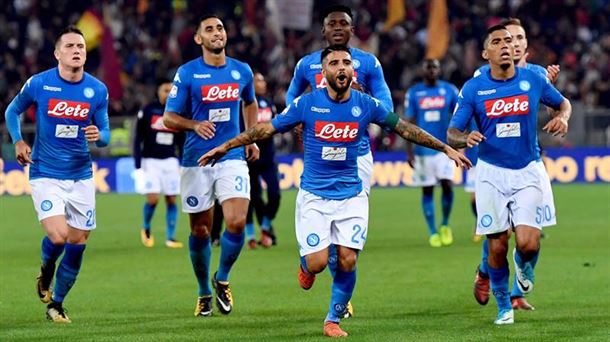 Lorenzo Insigneren Napoli aurkari zaila izango da Manchester Cityrentzat. EFE