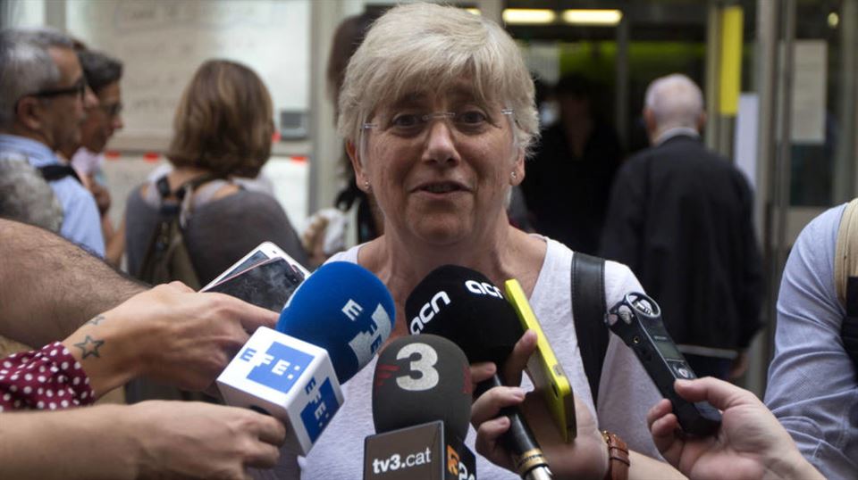Clara Ponsatí, consellera de Educación de Cataluña, en una imagen de archivo. Foto: EFE. 