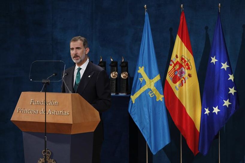 Espainiako Felipe VI erregea. Argazkia: EFE