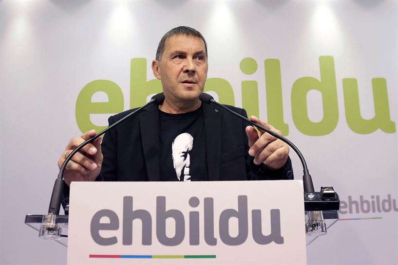El portavoz de EH Bildu, Arnaldo Otegi. Imagen de archivo: EFE