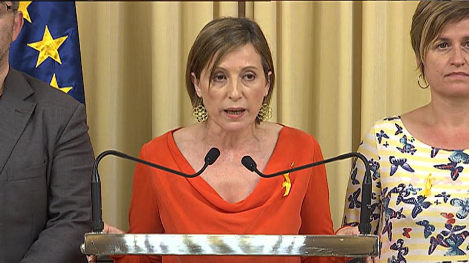 La presidenta del Parlamento catalán, Carme Forcadell. EFE