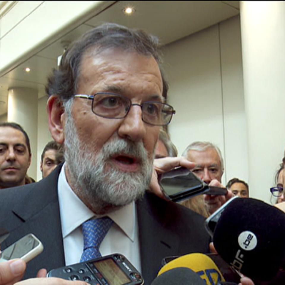 Rajoy: 'Katalunian gertatu dena legearen aurka joateaz  gain, delitua da'