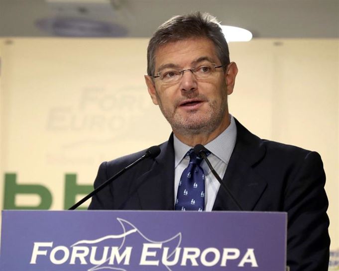 Rafael Catala, Espainiako Justizia ministroa. Artxiboko irudia: EFE
