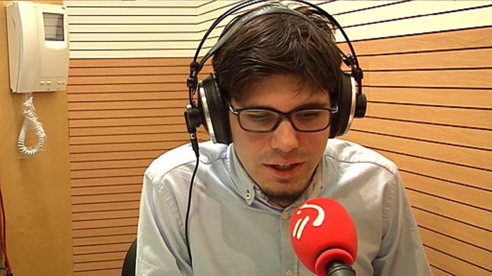 Podemos Euskadiko Lander Martinez, ostegun honetako elkarrizketan. Argazkia: Radio Euskadi. 