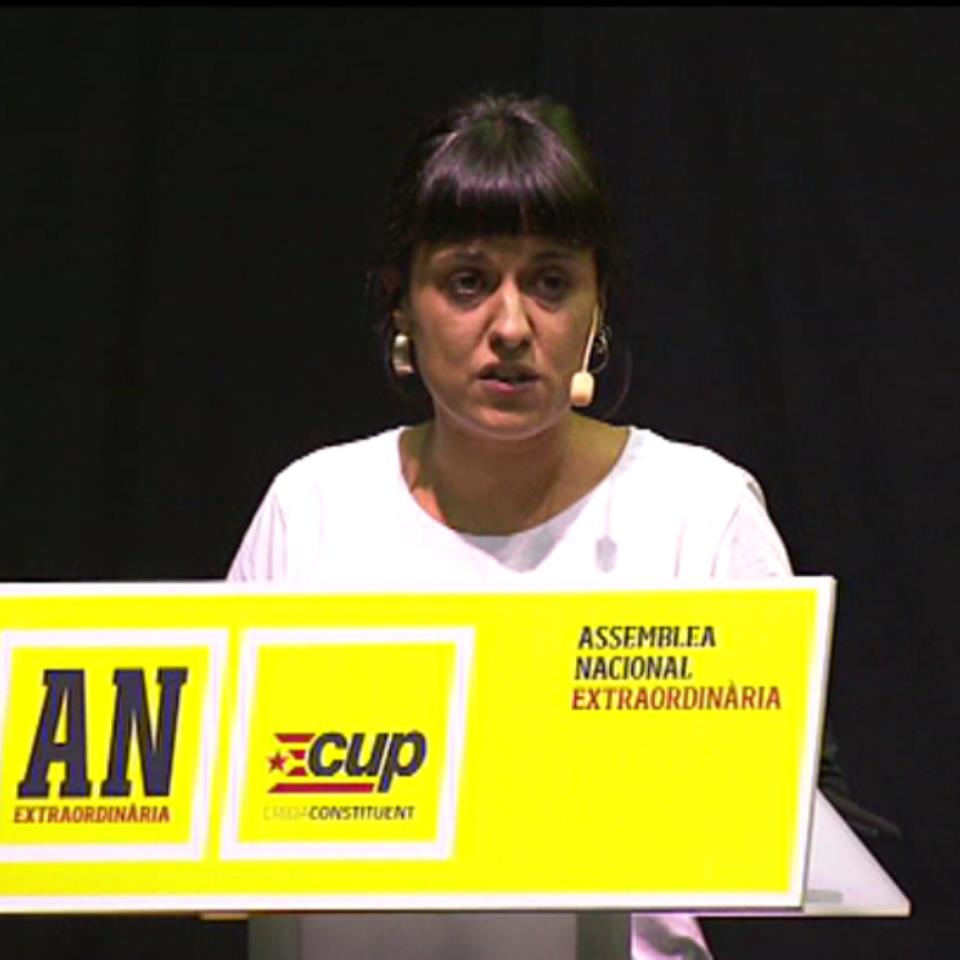 Anna Gabriel, CUP. Artxiboko argazkia