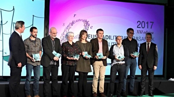Euskadi LIteratura sariak 2017. Argazkia: Efe