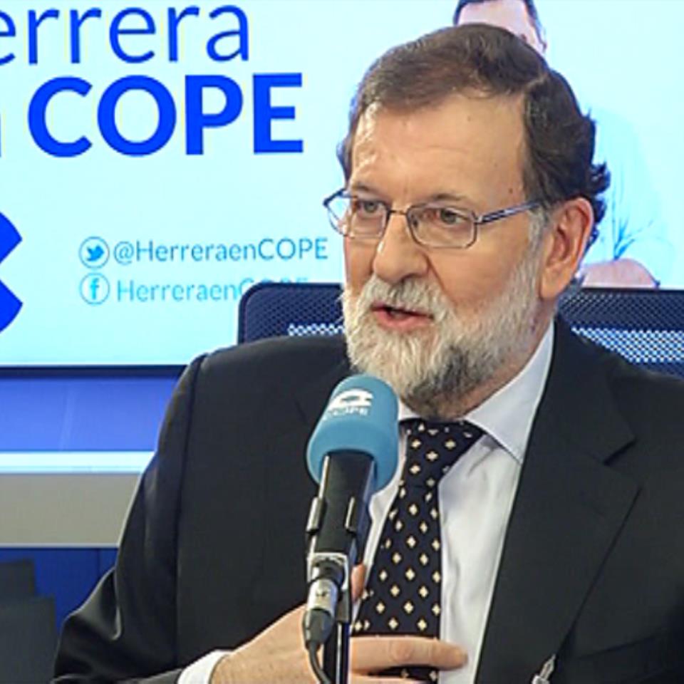 Mariano Rajoy en declaraciones a la COPE