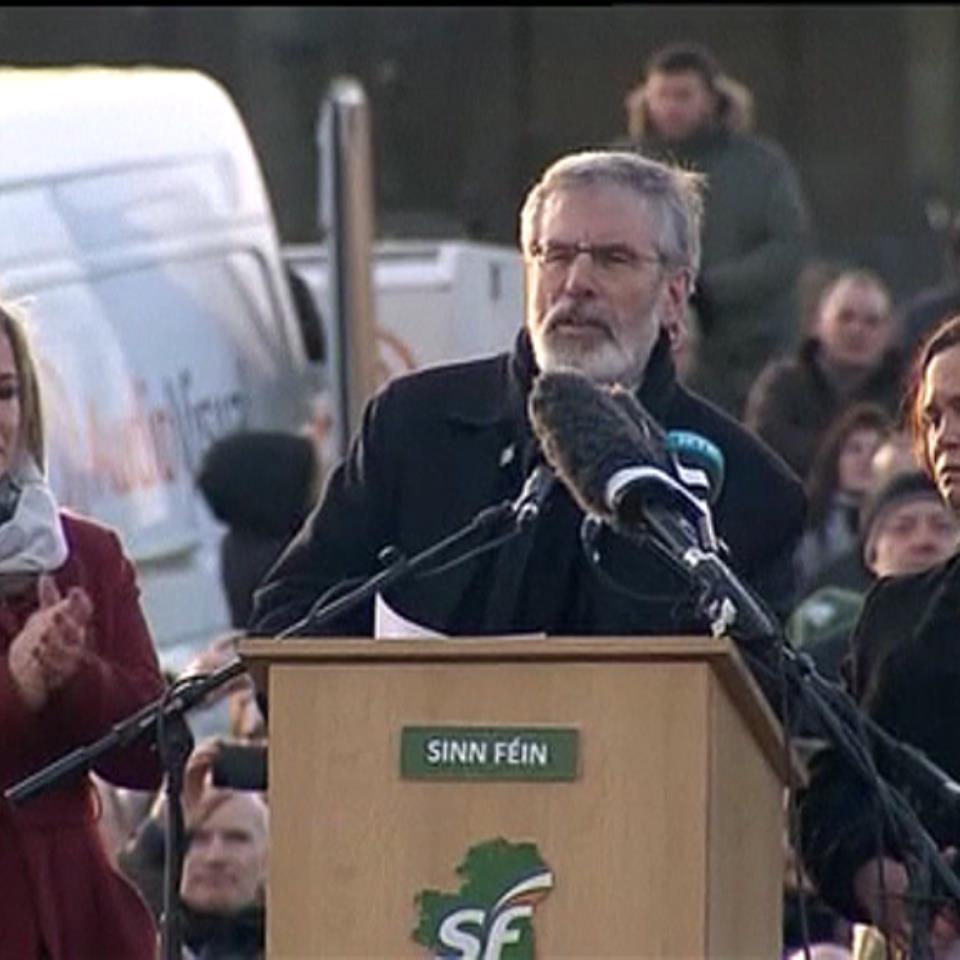 Gerry Adams, líder del Sinn Féin. EFE