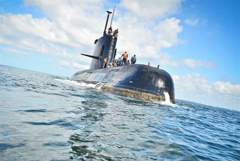 Sin rastro del submarino argentino perdido en el Atlántico Sur