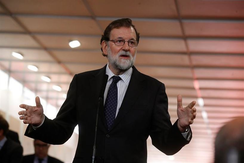 Mariano Rajoy Espainiako Gobernuko presidentea. Artxiboko irudia: EFE