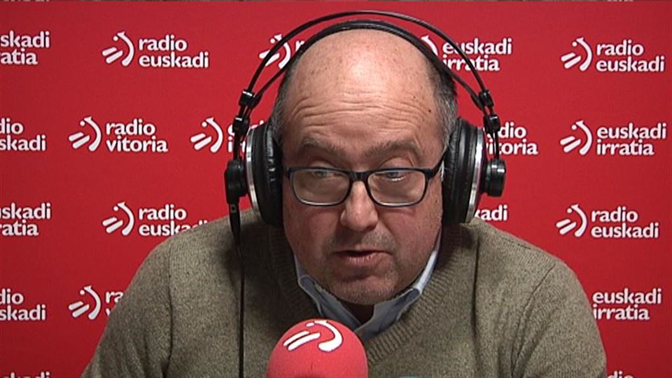 Carmelo Barrio Radio Euskadin. Argazkia: EiTB. 