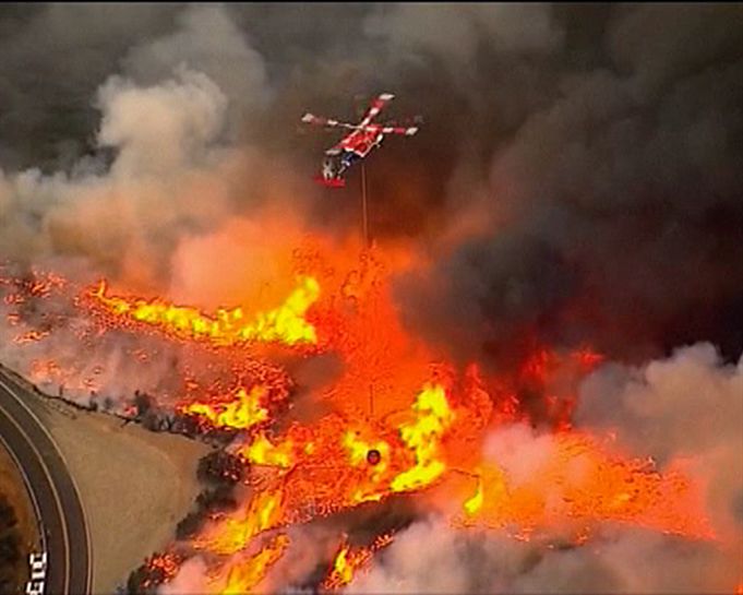 Incendios en California. Foto: EFE