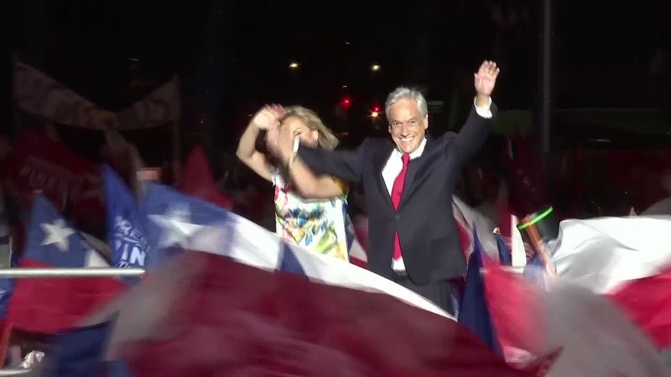 El presidente electo de Chile, Sebastián Piñera, tras ganar las elecciones presidenciales. Foto: EFE