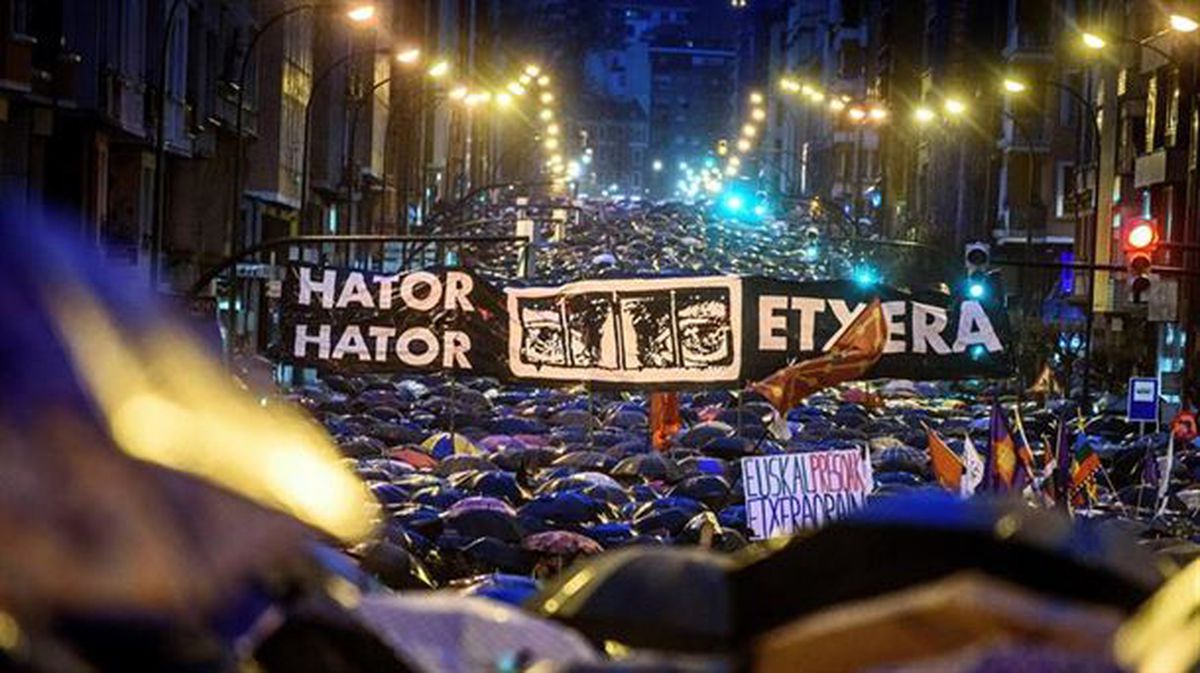 Sare ha valorado la manifestación del 13 de enero de 2018 en Bilbao. Foto: EiTB