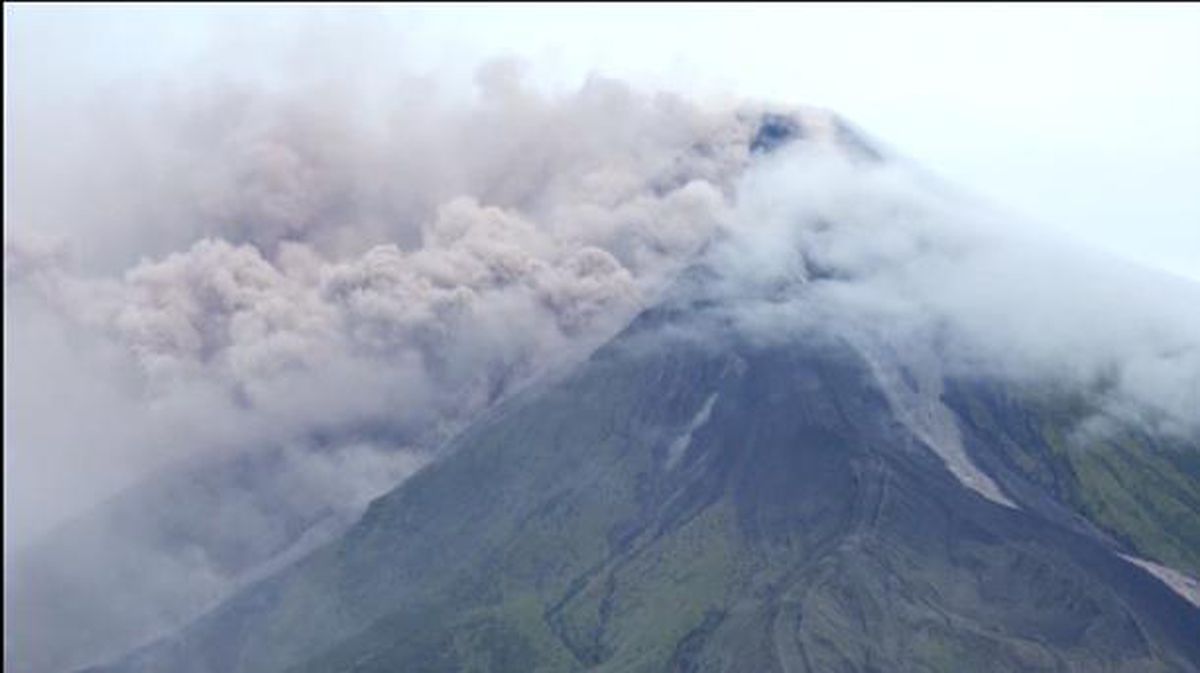 Volcán Mayón en Filipinas