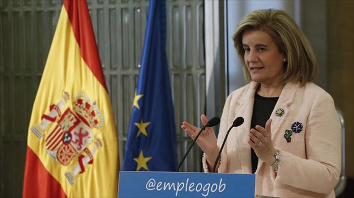 Fatima Bañez Espainiako Enplegu ministroa. Artxiboko argazkia: EFE