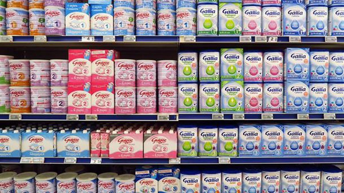 Productos lácteos para bebés de la marca Lactalis.