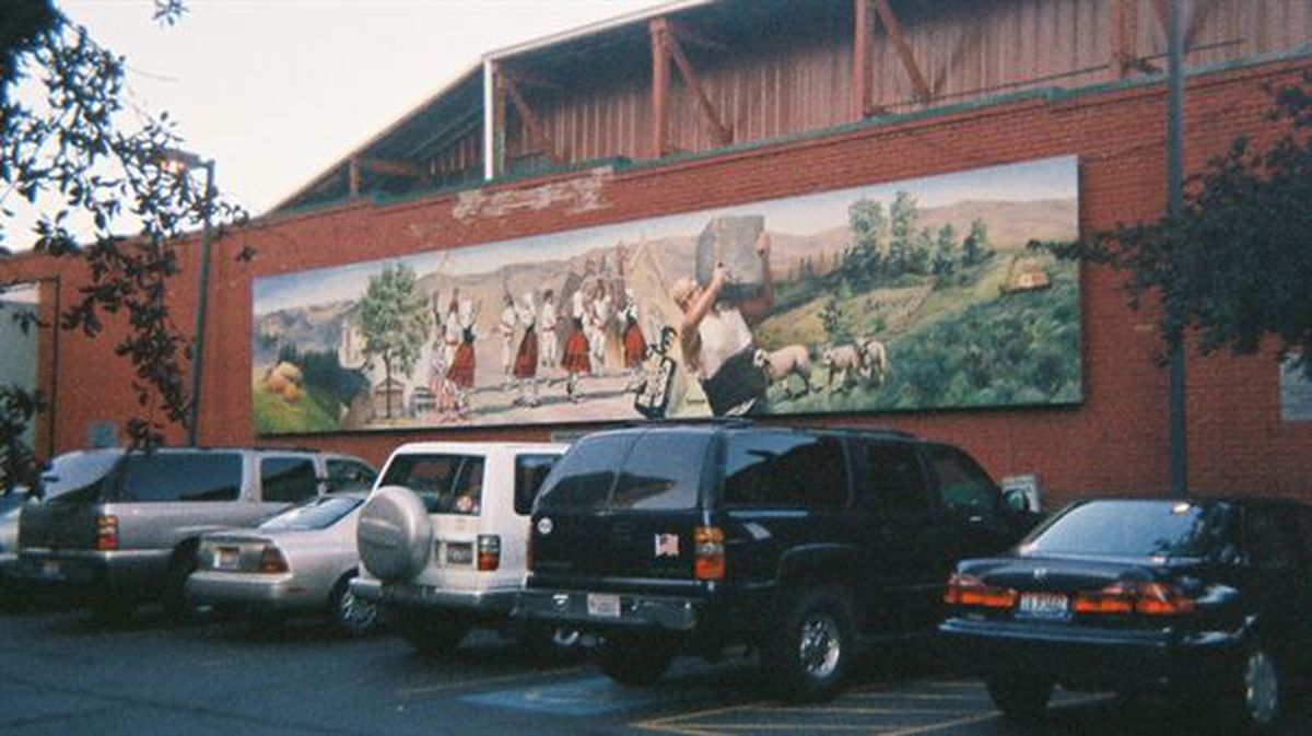 Boiseko euskal murala. Argazkia: Pedro J. Oiarzabal