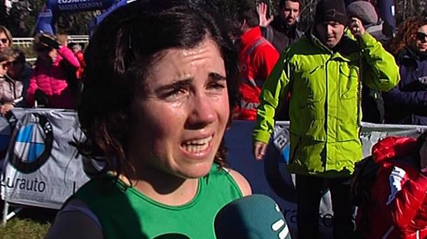 Ainhoa Sanz:"Espainiako Txapelketa eta mendi lasterketa ditut helburu"