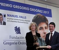 El exministro francés Manuel Valls recoge el Premio Gregorio Ordóñez