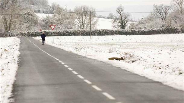 Alerta sobre la presencia de hielo negro esta tarde en las carreteras