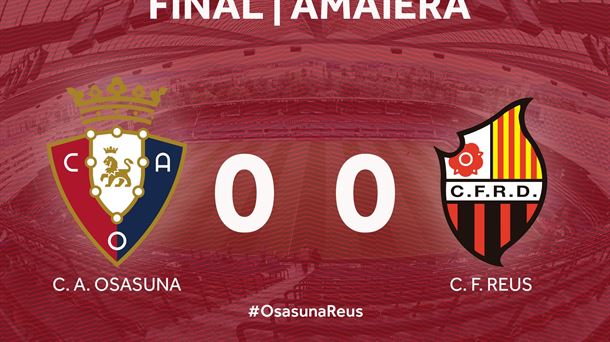 Osasuna-Reus (0-0). Foto: @CAOsasuna