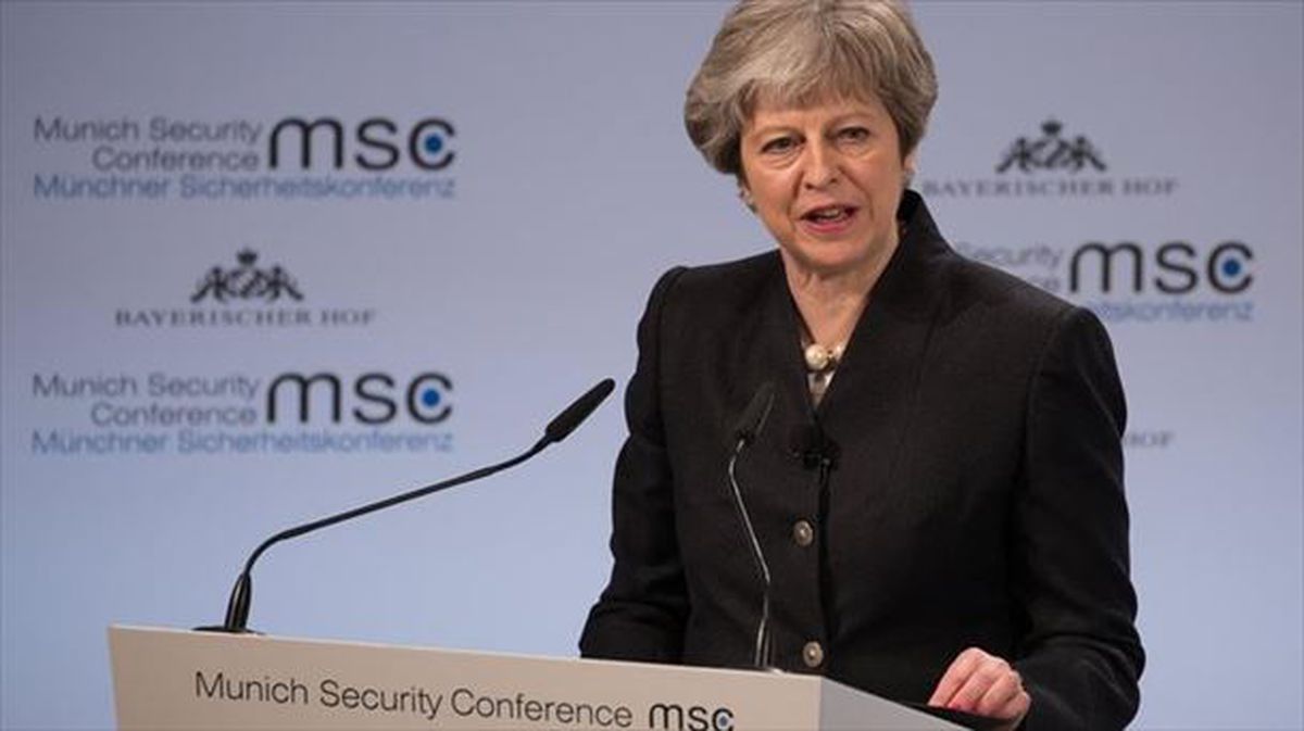 Theresa May, Britainia Handiko lehen ministroa. EFE