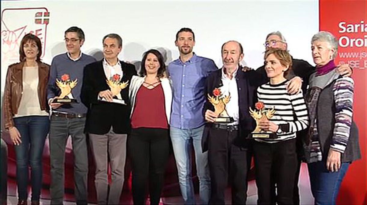 Entrega de Premios Oroimen Hegoak. Foto: PSE-EE Gipuzkoa