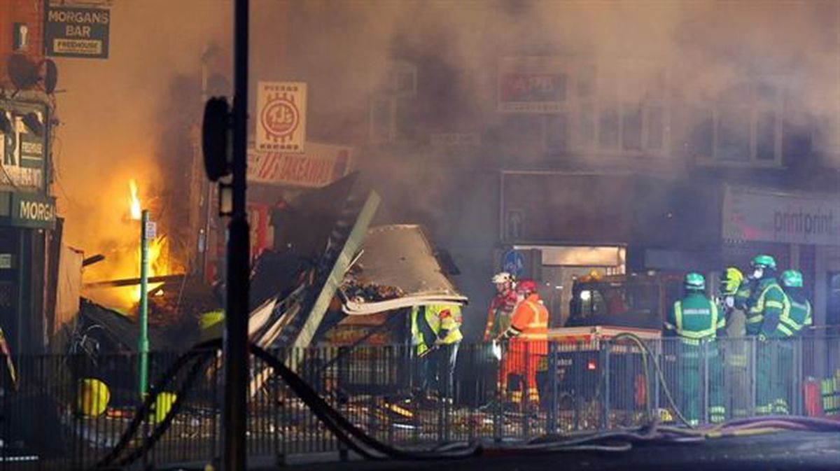 La explosión ha ocurrido en Leicester, una ciudad del centro de Inlgaterra. Foto: EFE
