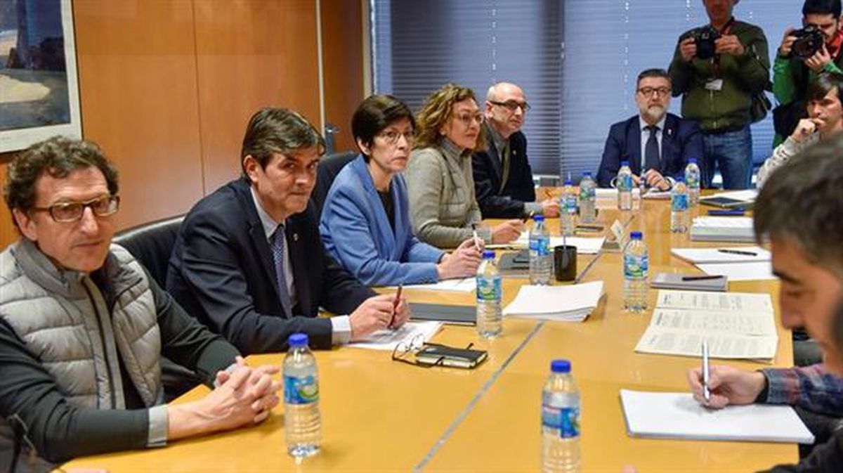 Reunión del Consejo de la Ertzaintza. Foto: EFE