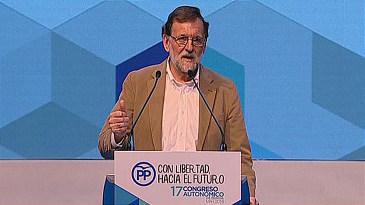 Rajoy Murtzian, gaur, igandea. Argazkia: EFE