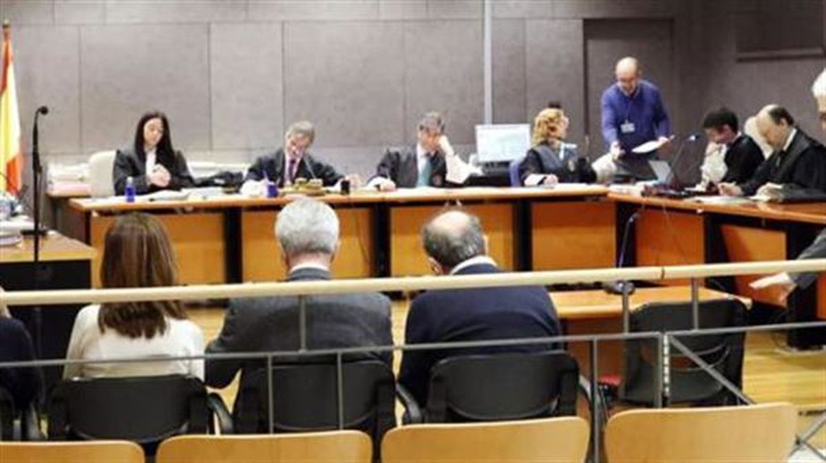 Segunda sesión del juicio en la Audiencia de Bizkaia. Foto: EFE