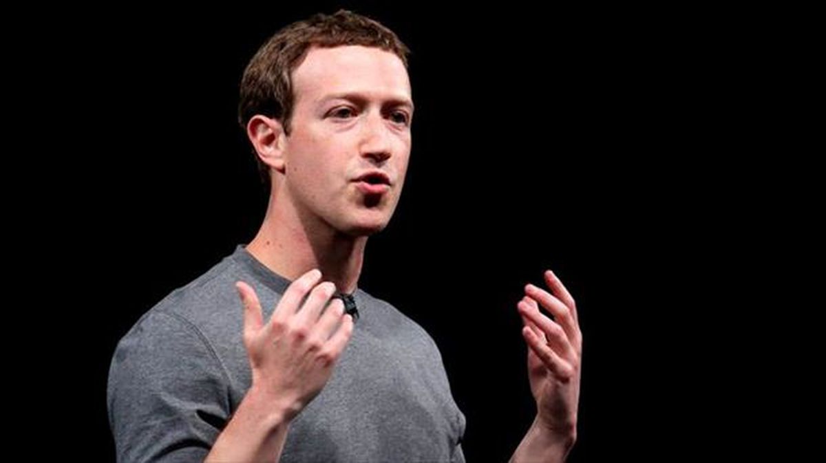 Mark Zuckerberg Facebookeko sortzailearen artxiboko irudia. Argazkia: EFE