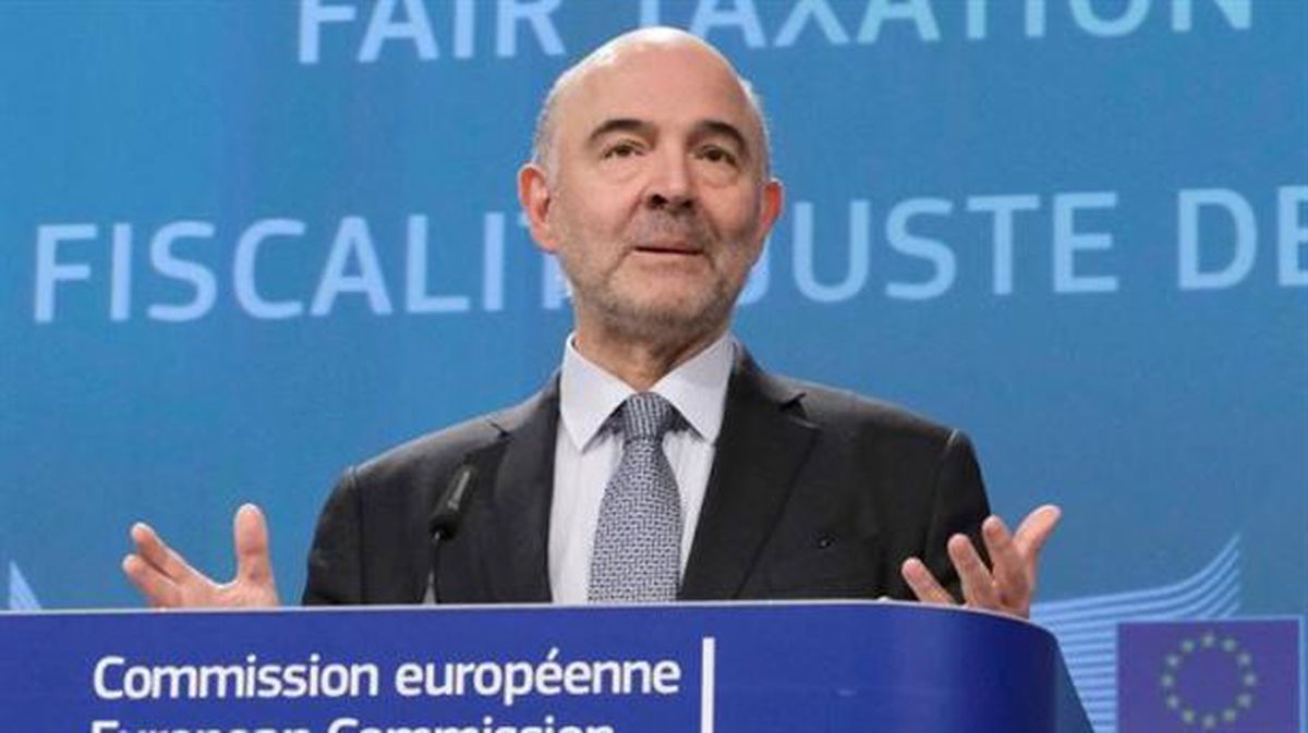 Pierre Moscovici Gai Ekonomikoetarako Europako komisarioa. Argazkia: EFE