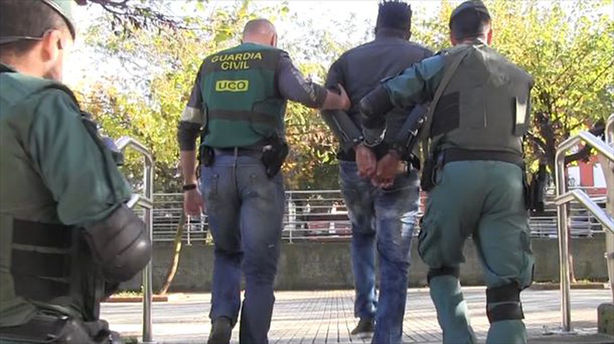 Operación contra la 'mafia nigeriana'. Foto: Delegación del Gobierno español en la CAV
