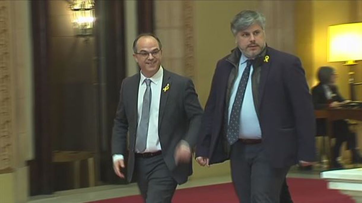 Roger Torrent Kataluniako Parlamentuko presidentea. Argazkia: EFE