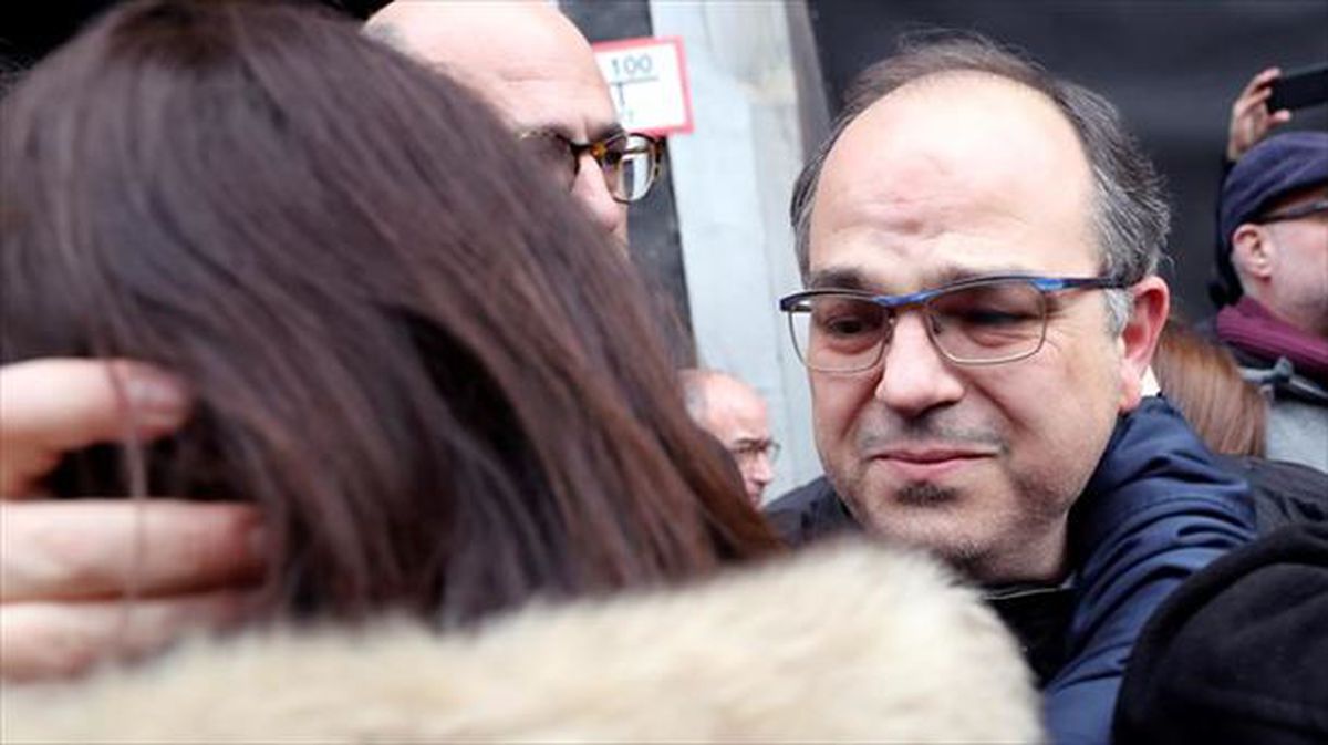 El exconseller y diputado de JxCat Jordi Turull antes de ingresar en prisión. Foto de archivo: EFE