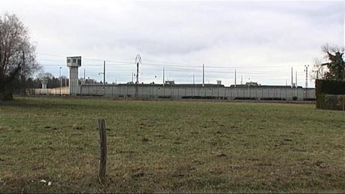 Captura de pantalla de la prisión de Lannemezan (Francia). Imagen: EiTB
