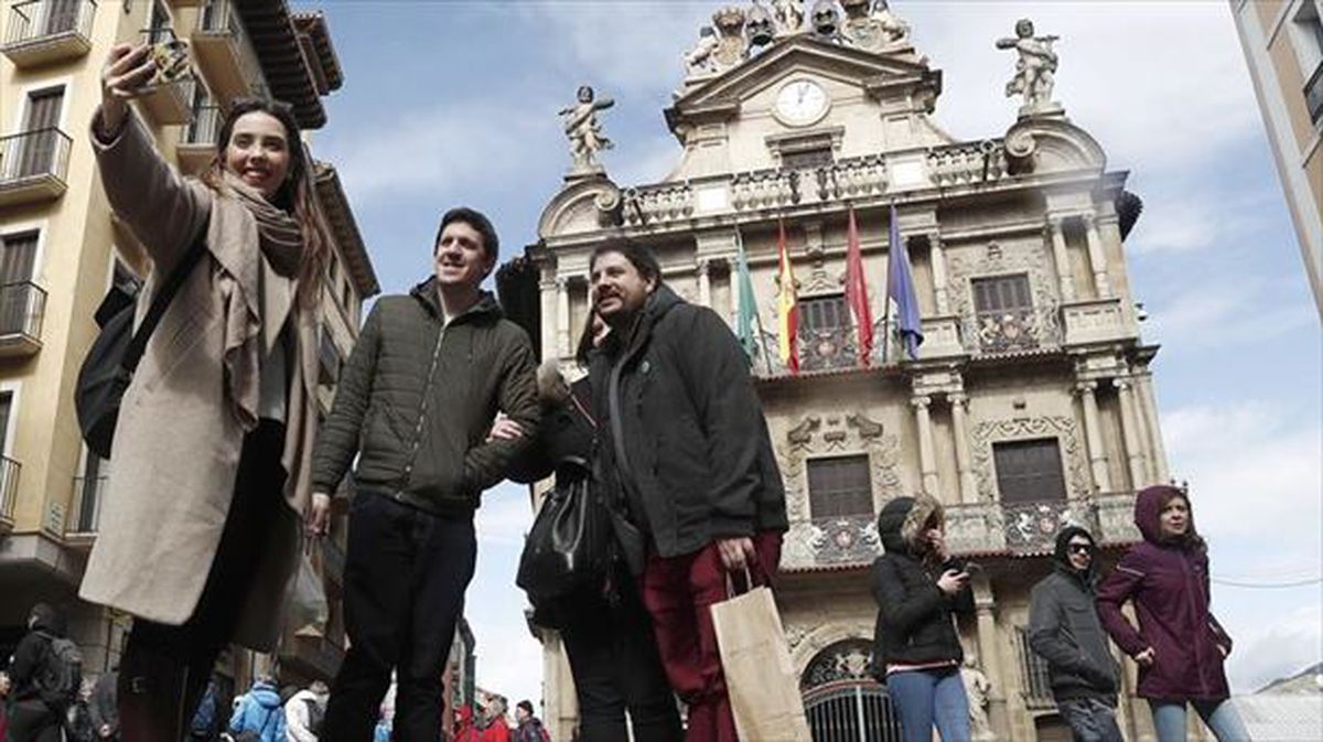 Semana Santa en Pamplona. Foto: EFE